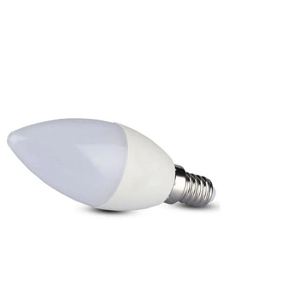 Lampadina led 8 watt candela oliva attacco E14 luce fredda 6500k calda 3000k naturale 4000k - enzoled