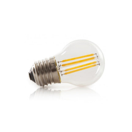 Lampadina led a filamento 4 watt g45 attacco e27 sfera in vetro luce fredda 6500k calda 3000k naturale 4000k - enzoled