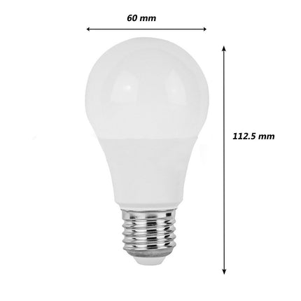 Lampadina led a globo A60 attacco E27 12 watt lampada luce fredda 6500k calda 3000k naturale 4000k - enzoled