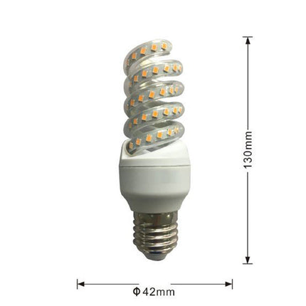 Lampadina led spirale attacco E27 13 watt luce calda 3000k naturale 4000k e bianca fredda 6500k luce illuminazione - enzoled