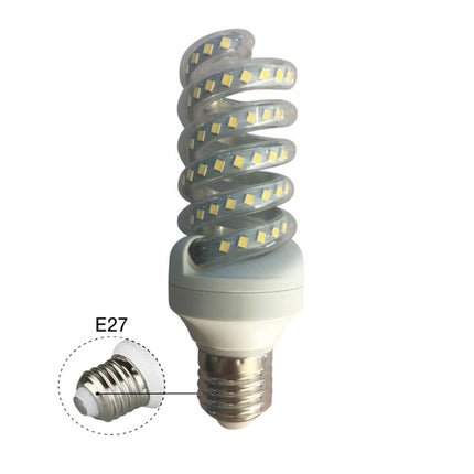 Lampadina led spirale attacco E27 16 watt luce calda 3000k naturale 4000k e bianca fredda 6500k luce illuminazione - enzoled