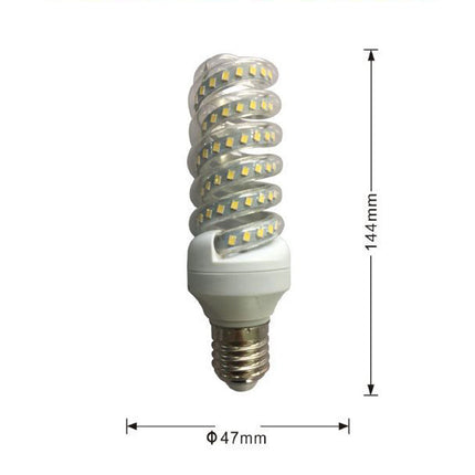 Lampadina led spirale attacco E27 18 watt luce calda 3000k naturale 4000k e bianca fredda 6500k luce illuminazione - enzoled