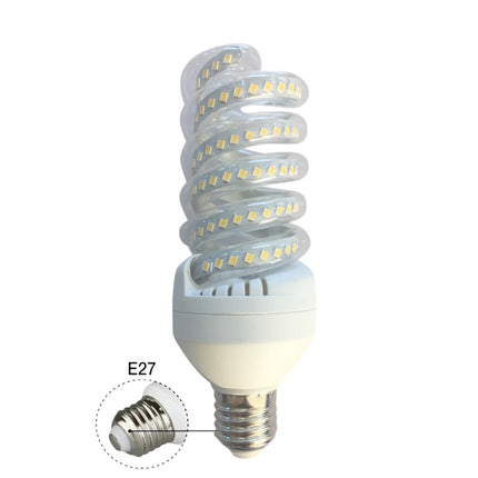 Lampadina led spirale attacco E27 22 watt luce calda 3000k naturale 4000k e bianca fredda 6500k luce illuminazione - enzoled