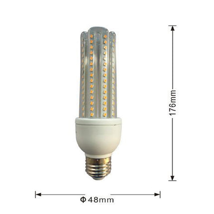 Lampadina led tubolare attacco E27 20 watt luce calda 3000k naturale 4000k e bianca fredda 6500k luce illuminazione - enzoled