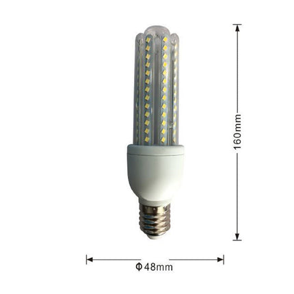 Lampadina led tubolare attacco E27 18 watt luce calda 3000k naturale 4000k e bianca fredda 6500k luce illuminazione - enzoled