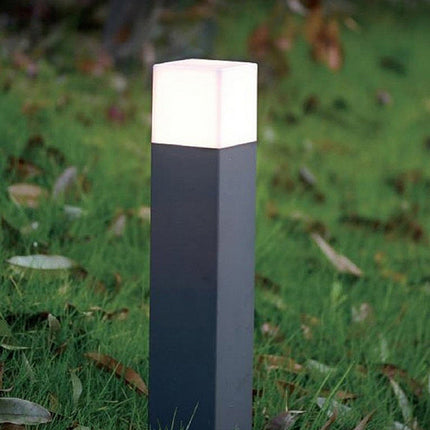 Lampione da giardino moderno 74 cm lampioncino da terra per vialetti illuminazione per esterno con attacco E27 IP44 - enzoled
