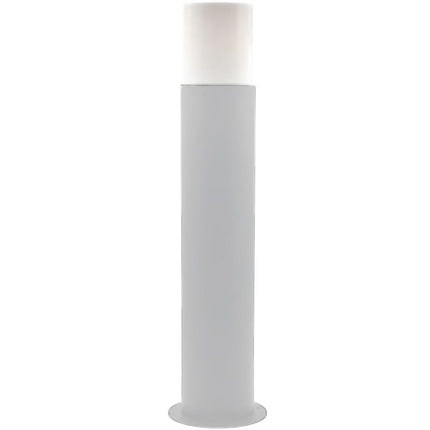 Lampione da giardino moderno 44 cm lampioncino da terra bianco o grigio per vialetti illuminazione per esterno con attacco E27 IP44 - enzoled