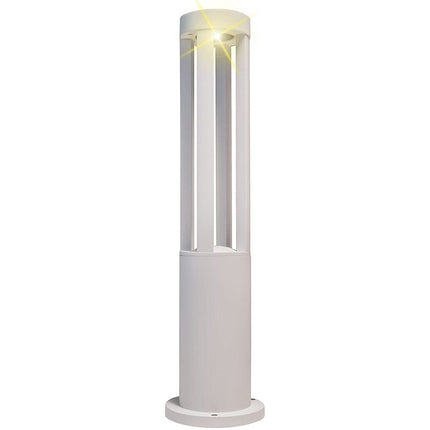 Lampione da giardino bianco lampada da terra per esterno con led cob 12 watt ip65 lampioncino per vialetti per giardino terrazzo - enzoled