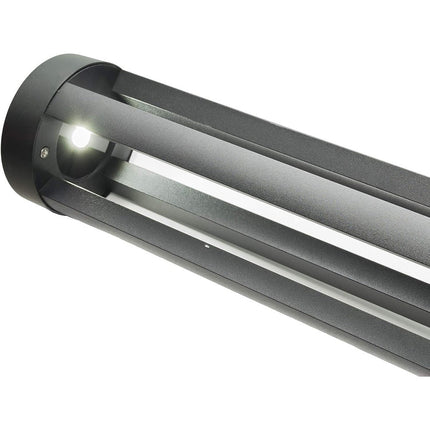 Lampione da giardino lampada da terra per esterno con led cob 12 watt ip65 lampioncino per vialetti per giardino terrazzo - enzoled
