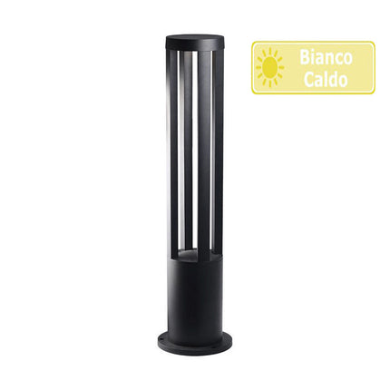 Lampione da giardino lampada da terra per esterno con led cob 12 watt ip65 lampioncino per vialetti per giardino terrazzo - enzoled
