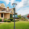 Lampione da giardino 100 watt lampada moderna da esterno con palo da 3 metri per vialetti cortile ville a tenuta stagno IP65 - enzoled