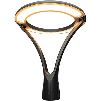 Lampione da giardino 100 watt lampada moderna da esterno con palo da 3 metri per vialetti cortile ville a tenuta stagno IP65 - enzoled