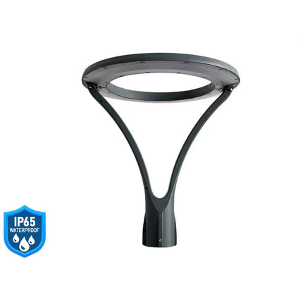 Lampione da giardino 100 watt lampada moderna da esterno con palo da 3 metri per vialetti cortile ville a tenuta stagno IP65 - enzoled