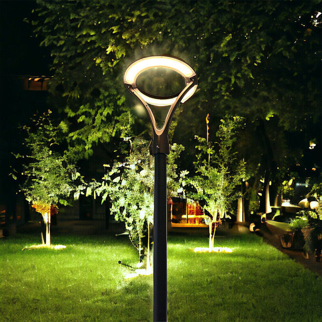 Lampione da giardino 100 watt lampada moderna da esterno per vialetti cortile ville a tenuta stagno IP65 - enzoled