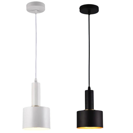 Lampadario a sospensione E27 lampada pendente minimal per cucina isola snack - enzoled