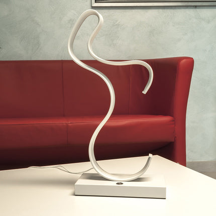 Lampada da comodino curva led moderna 10 watt lumino lume da camera da letto soggiorno luce calda 3000k bianca 6500k 4000k - enzoled