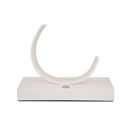 Lampada da comodino curva led moderna 10 watt lumino lume da camera da letto soggiorno luce calda 3000k bianca 6500k 4000k - enzoled