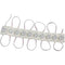 Modulo led 12V 10 led smd 3030 per insegne tabelle con adesivo luce fredda 6500k calda 3000k IP65 - enzoled