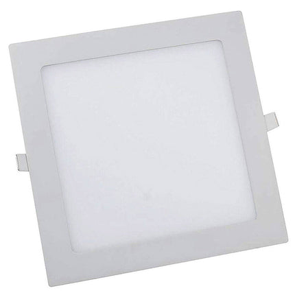 Pannello led incasso quadrato slim plafoniera 3 6 12 18 24 watt cct tre colorazione di luce fredda calda naturale selezionabile - enzoled