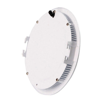 Pannello led incasso rotondo slim plafoniera 3 6 12 18 20 24 watt cct tre colorazione di luce fredda calda naturale selezionabile - enzoled