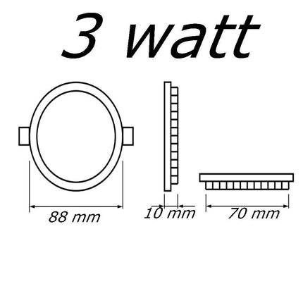 Pannello led incasso rotondo slim plafoniera 3 6 12 18 20 24 watt cct tre colorazione di luce fredda calda naturale selezionabile - enzoled