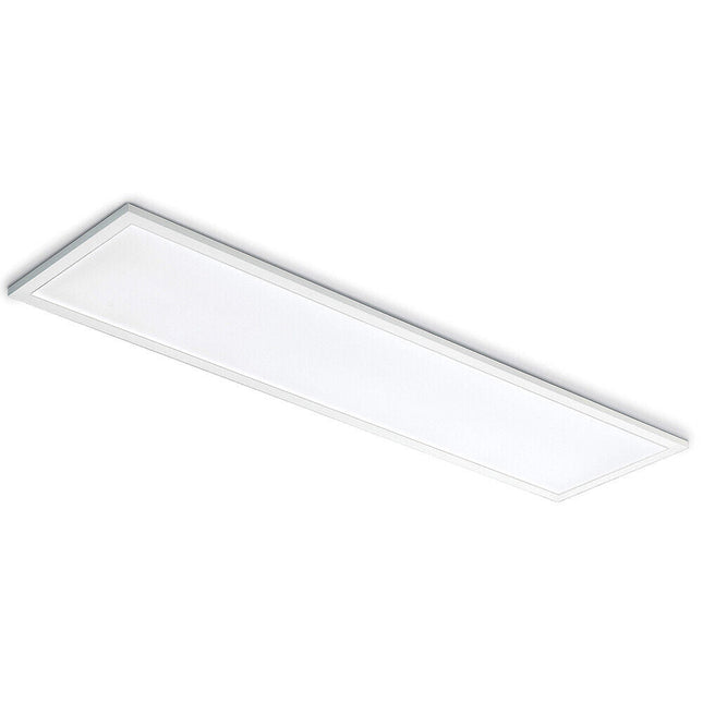 Pannello led da incasso 120x30 cm plafoniera da soffitto 40 watt tre colorazione di luce fredda 6500k calda 3000k naturale 4000k - enzoled