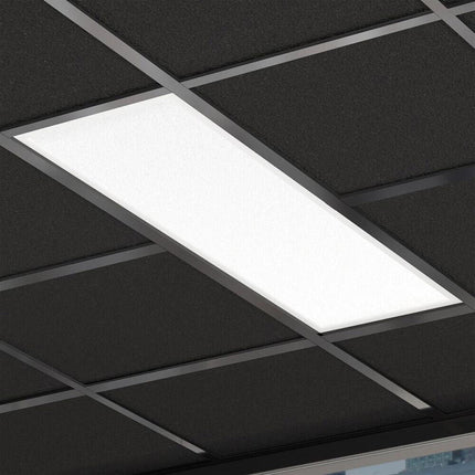 Pannello led da incasso 120x30 cm plafoniera da soffitto 40 watt tre colorazione di luce fredda 6500k calda 3000k naturale 4000k - enzoled