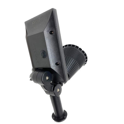 Faretto 7 led picchetto ricaricabile con pannello solare 3 watt faro crepuscolare luce fredda 6500k calda 3000k ip65 - enzoled