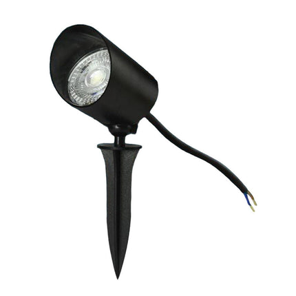 Faretto led 7 watt con snodo doppia istallazione con picchetto e staffa lampada per esterno segnapassi da giardino terrazzo impermeabile IP65 - enzoled
