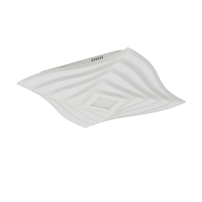Lampadario da soffitto decorativo plafoniera led 75 watt cct tre tonalità di luce 6500k 3000k 4000k - enzoled