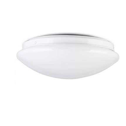 Plafoniera da soffitto tonda con scocca liscia da 18 24 e 36 watt con tecnologia CCT tre colorazione di luce con switch - enzoled