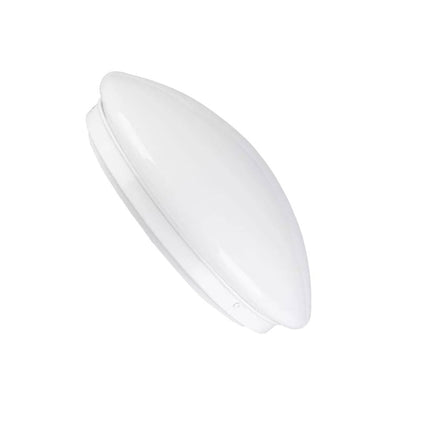 Plafoniera da soffitto tonda con scocca liscia da 18 24 e 36 watt con tecnologia CCT tre colorazione di luce con switch - enzoled