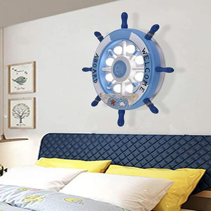 Plafoniera a led a forma di timone 40 watt lampadario decorativo tre colorazione di luce fredda calda e naturale - enzoled