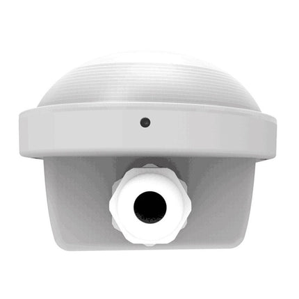 Plafoniera a led per esterno lampada neon tubo da soffitto 36 watt 120 cm impermeabile IP65 luce fredda 6500k - enzoled