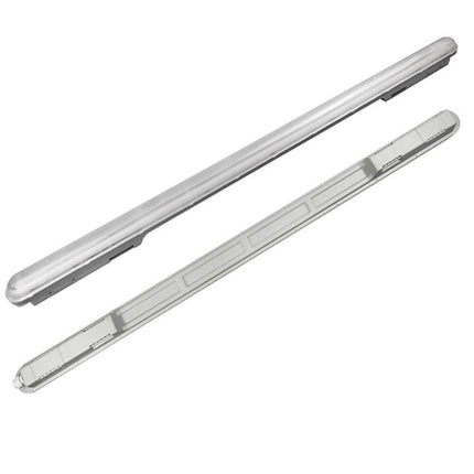 Plafoniera a led per esterno lampada neon tubo da soffitto 48 watt 150 cm impermeabile IP65 luce fredda - enzoled