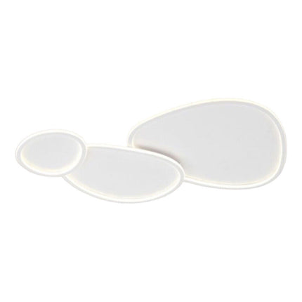 Plafoniera a led tre ovali a tripla colorazione di luce fredda calda naturale 100 watt lampada da soffitto - enzoled