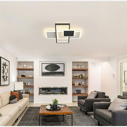 Plafoniera da soffitto a led 46 watt con tecnologia CCT tre colorazione di luce con switch - enzoled