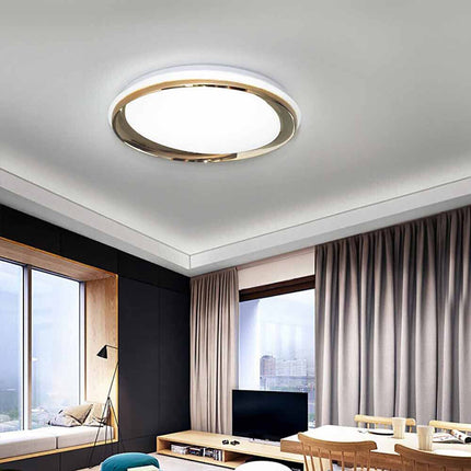 Plafoniera decorativo lampadario da soffitto dimmerabile 46 watt cct tre tonalità di luce 6500k 3000k 4000k - enzoled