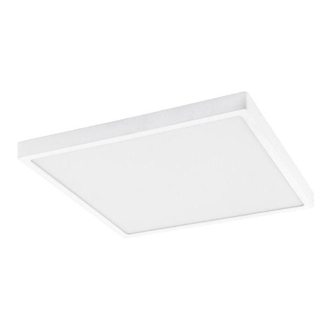 Plafoniera per montaggio esterno 60x60 cm pannello led 40 watt tre colorazione di luce fredda 6500k calda 3000k naturale 4000k - enzoled