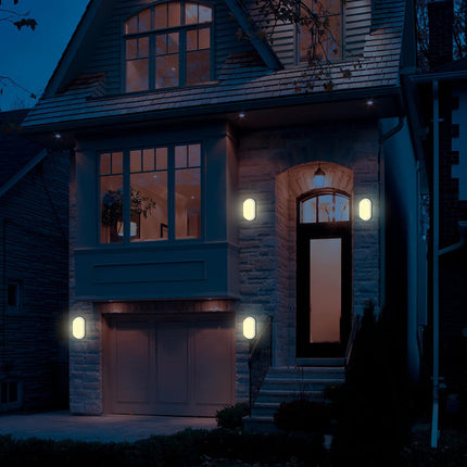 Applique a muro a led 18 watt plafoniera lampada da giardino tartaruga ip65 luce fredda calda naturale - enzoled