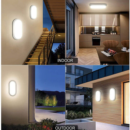 Applique a muro a led 18 watt plafoniera lampada da giardino tartaruga ip65 luce fredda calda naturale - enzoled