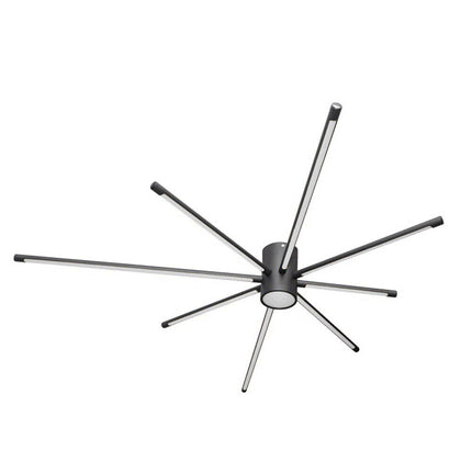 Lampadario da soffitto a led 43 watt plafoniera lampada moderna nero luce 6500k 3000k 4000k - enzoled