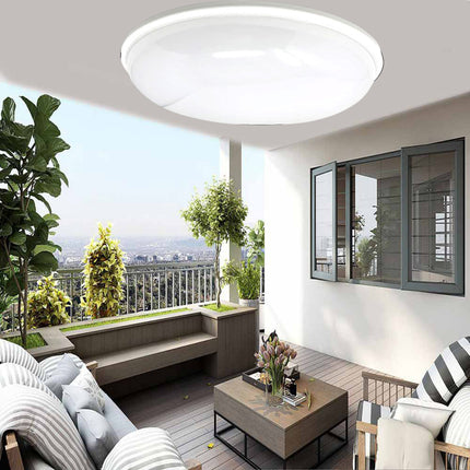 Plafoniera da soffitto a led 24 watt lampada da giardino ip65 luce fredda calda naturale IP65 - enzoled