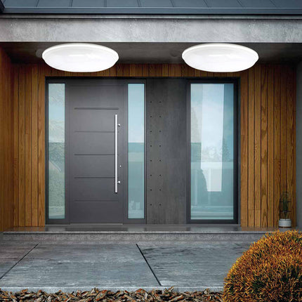 Plafoniera da soffitto a led 24 watt lampada da giardino ip65 luce fredda calda naturale IP65 - enzoled