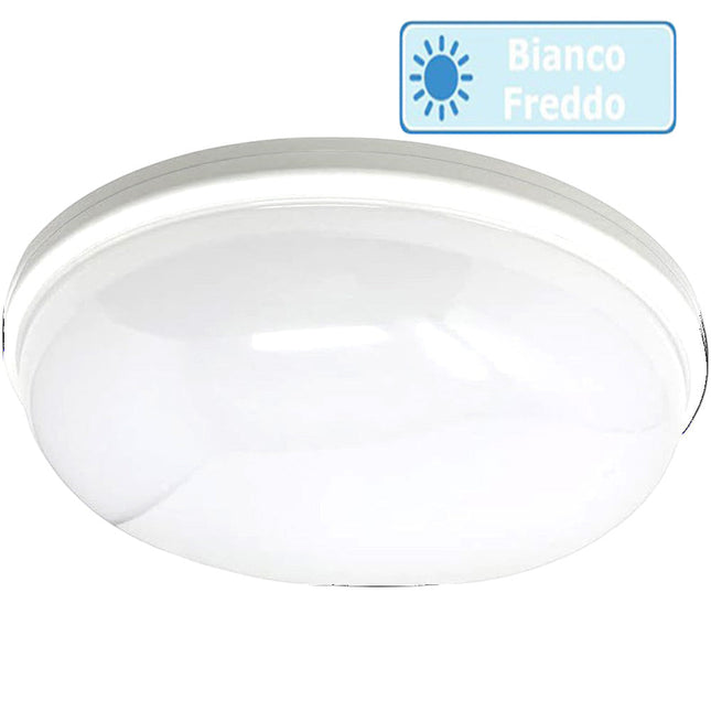 Plafoniera da soffitto a led 24 watt lampada da giardino ip65 luce fredda calda naturale IP65 - enzoled