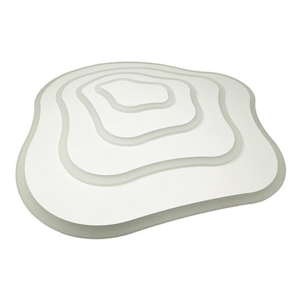 Plafoniera led moderna effetto ondulato lampada da soffitto 59 watt luce fredda 6500k naturale 4000k calda 3000k - enzoled