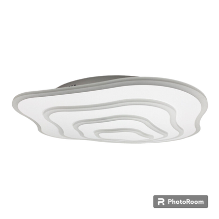Plafoniera led moderna effetto ondulato lampada da soffitto 59 watt luce fredda 6500k naturale 4000k calda 3000k - enzoled