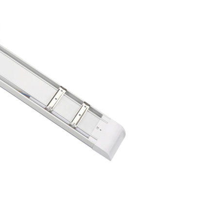 Plafoniera led slim sottopensile tubo neon 27 watt 60 cm per soffitto mensole ripiani luce fredda 6500k naturale 4000k calda 3000k - enzoled