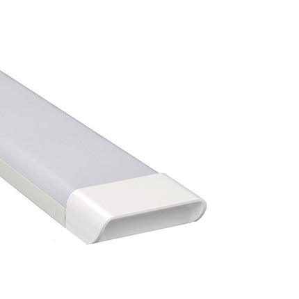 Plafoniera led slim sottopensile tubo neon 40 watt 90 cm per soffitto mensole ripiani luce fredda 6500k naturale 4000k calda 3000k - enzoled