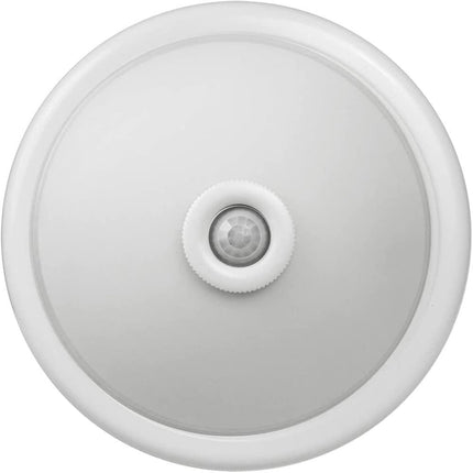 Plafoniera da soffitto con sensore di movimento led 15 watt luce bianca fredda 6500k accensione on off automatica risparmio energetico - enzoled